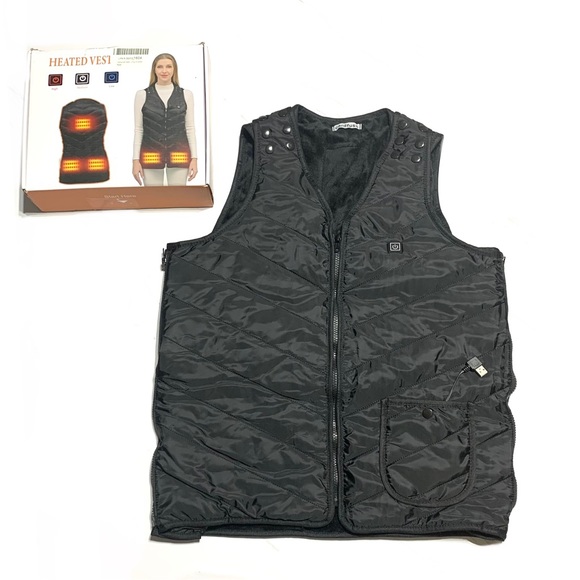 Unisex Electric USB Heated Vest Adjustable Size OPEN BOX Tested - Picture 3 of 15